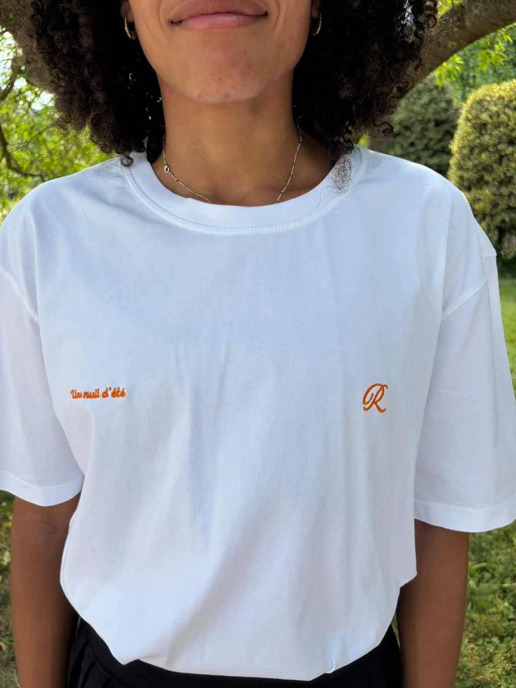 T-shirt notes d'abricots