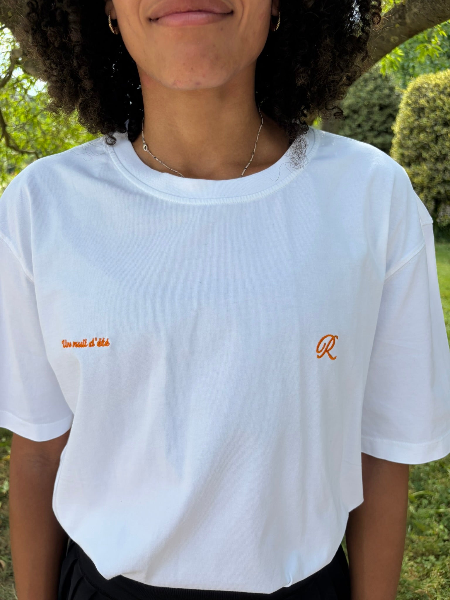 T-shirt notes d'abricots